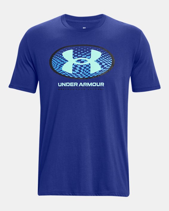 Camiseta de manga corta UA Multi-Color Lockertag para hombre, Blue, pdpMainDesktop image number 4